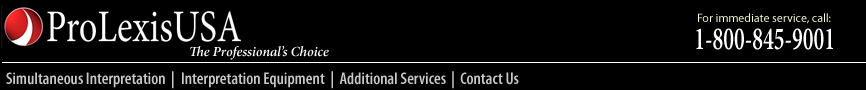 ProLexisUSA - Simultaneous Interpretation Wireless Translation Equipment